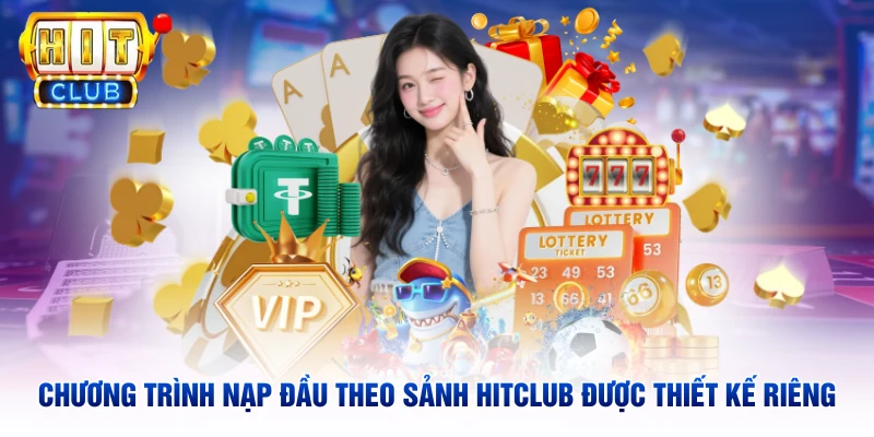 Chương trình nạp đầu theo sảnh Hitclub được thiết kế riêng